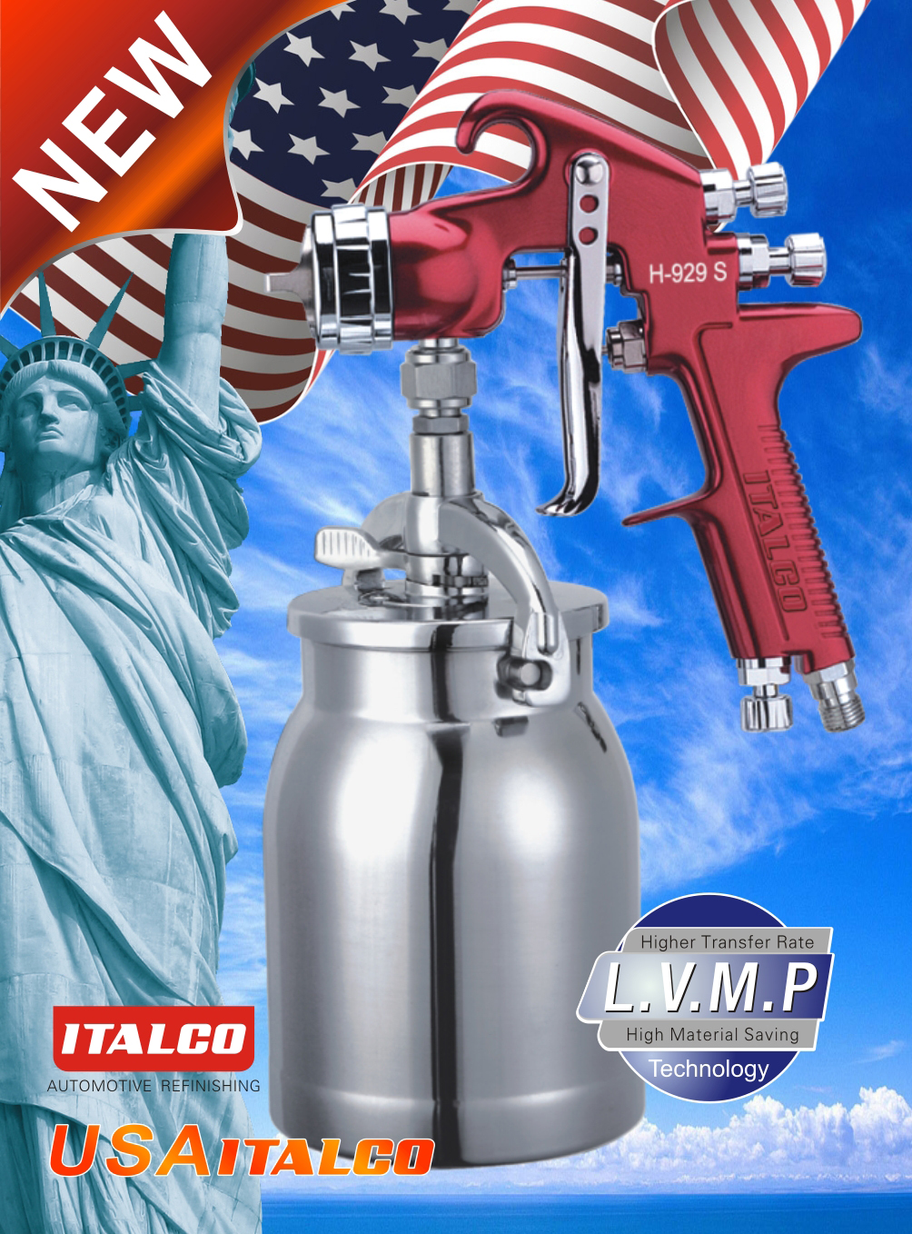 Pistola Pintura HVLP ITALCO 1,4mm, 600ml GLOSS - Spray Tecnologia em  Pinturas - Equipamentos, Aplicadores e Acessórios para Pintura, AirLess,  AirMix, Dupla Membrana, Tanque de Pressão, Projeto e Montagem de Redes em
